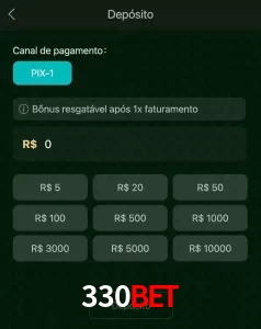 deposits 330BET